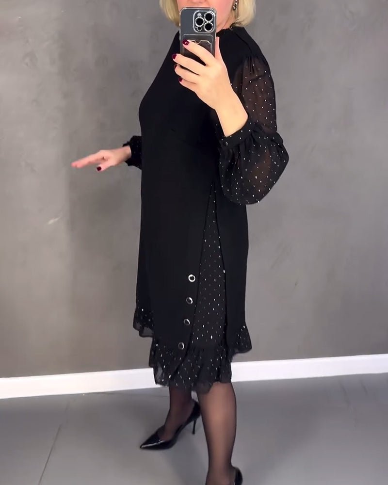 Krissa - Effortlessly Elegant Polka Dot Dress