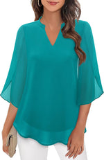 Olivia - Elegant Chiffon Blouse