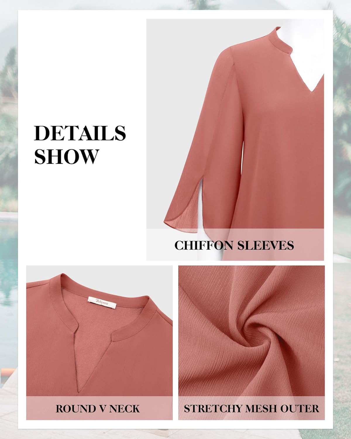 Olivia - Elegant Chiffon Blouse