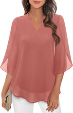 Olivia - Elegant Chiffon Blouse