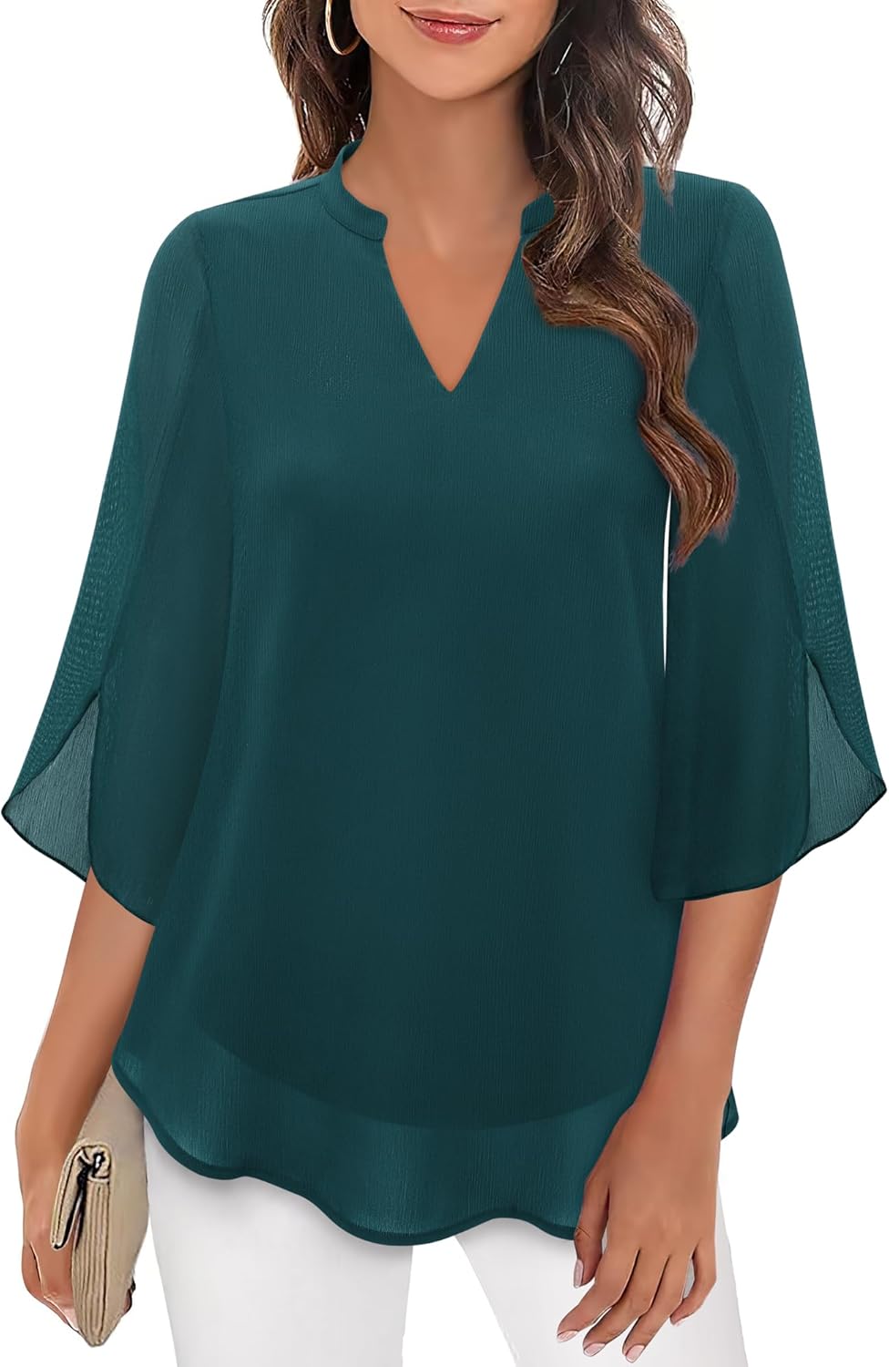 Olivia - Elegant Chiffon Blouse