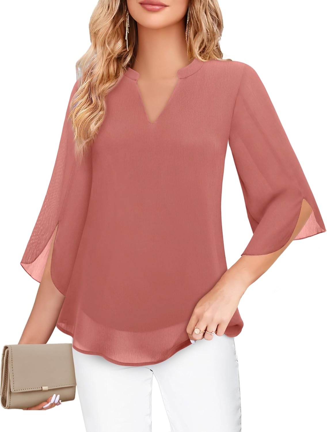 Olivia - Elegant Chiffon Blouse