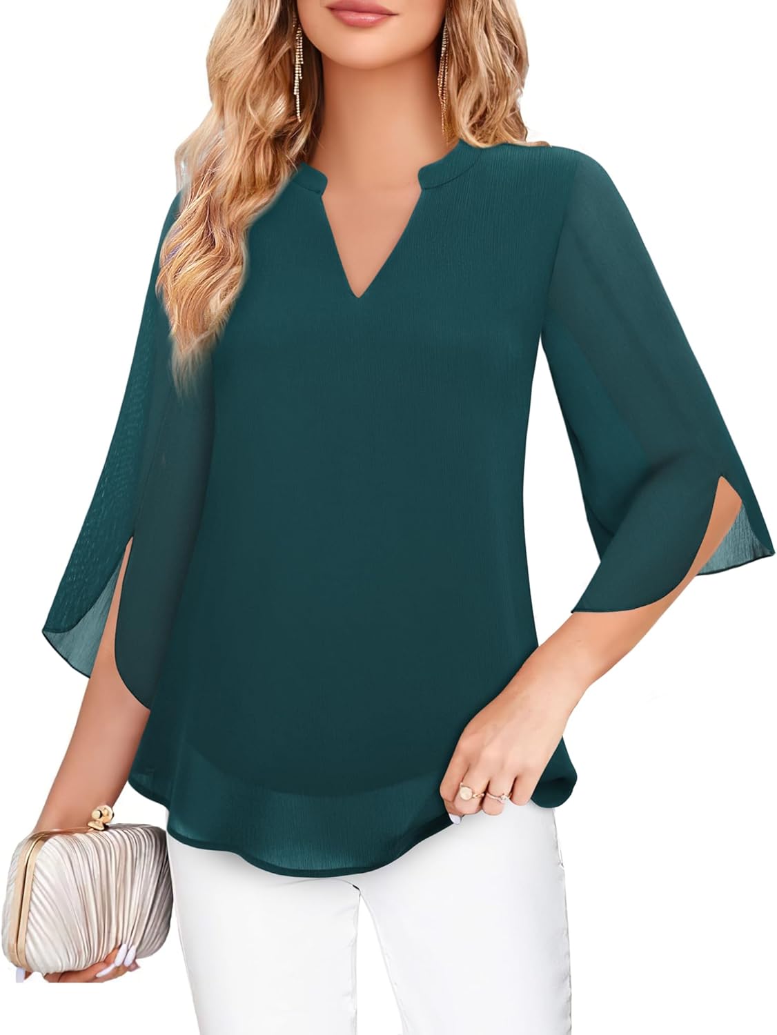 Olivia - Elegant Chiffon Blouse