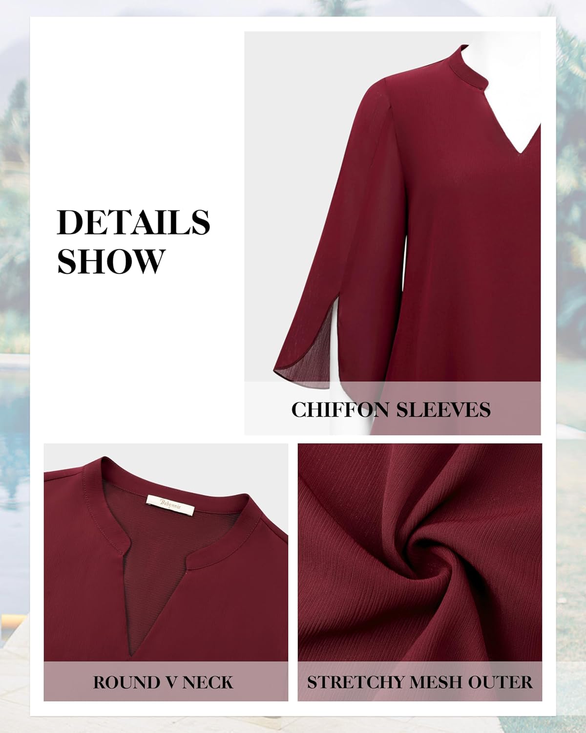 Olivia - Elegant Chiffon Blouse