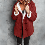 Athena - Premium Buttoned Hooded Coat