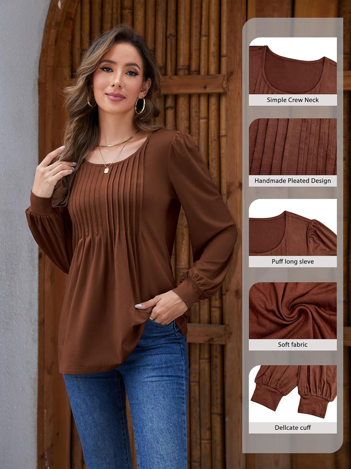 Marie - Long Sleeve Blouse