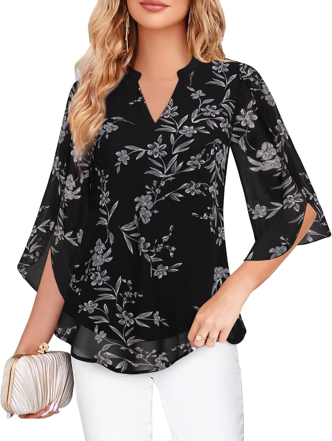 Olivia - Elegant Chiffon Blouse