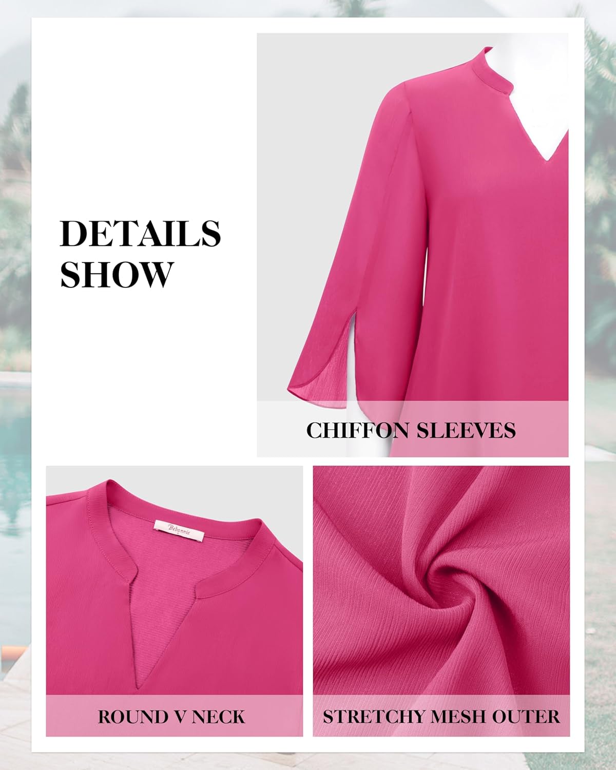 Olivia - Elegant Chiffon Blouse