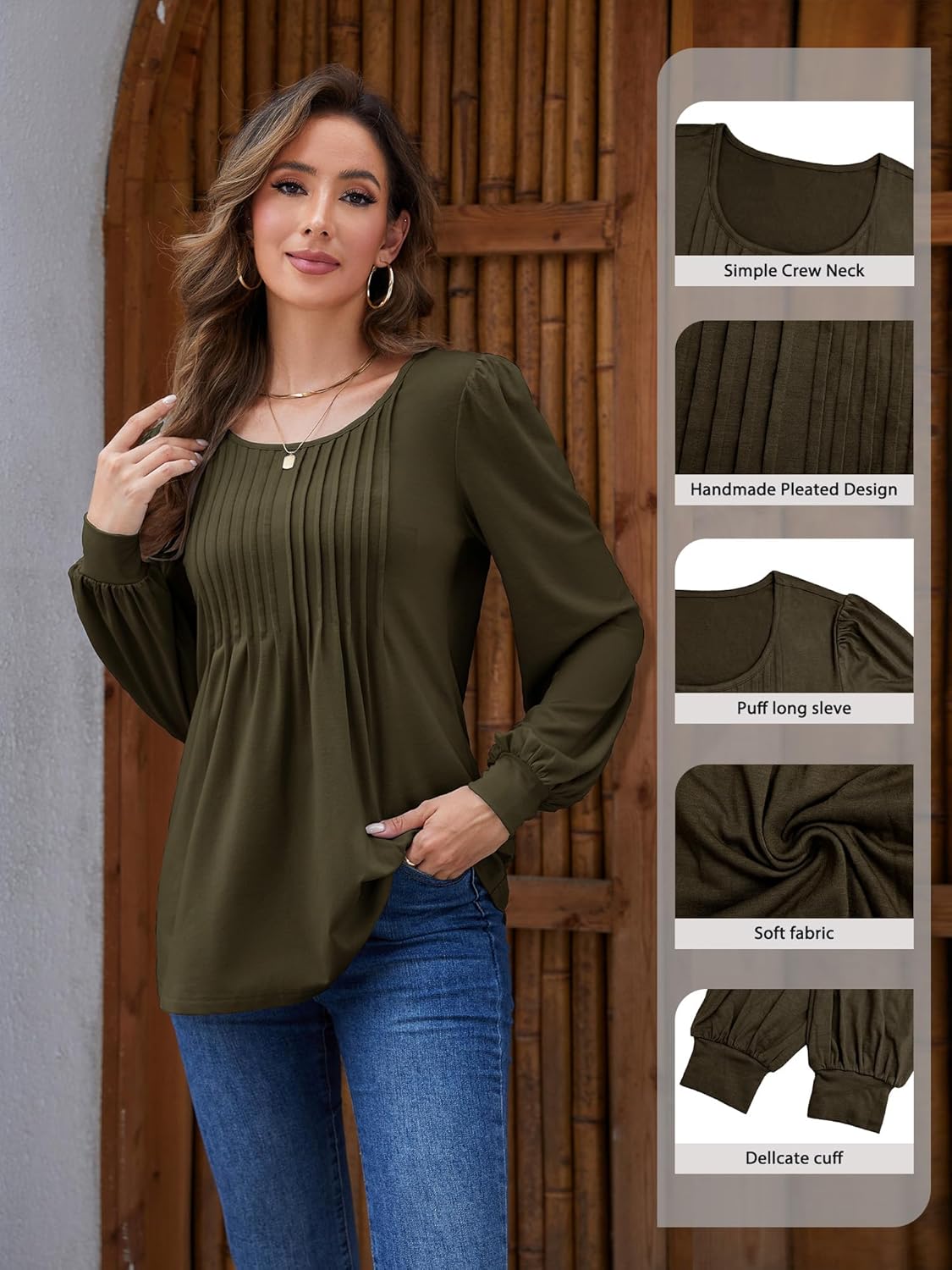 Marie - Long Sleeve Blouse