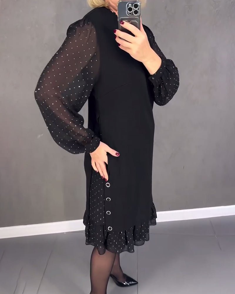 Krissa - Effortlessly Elegant Polka Dot Dress