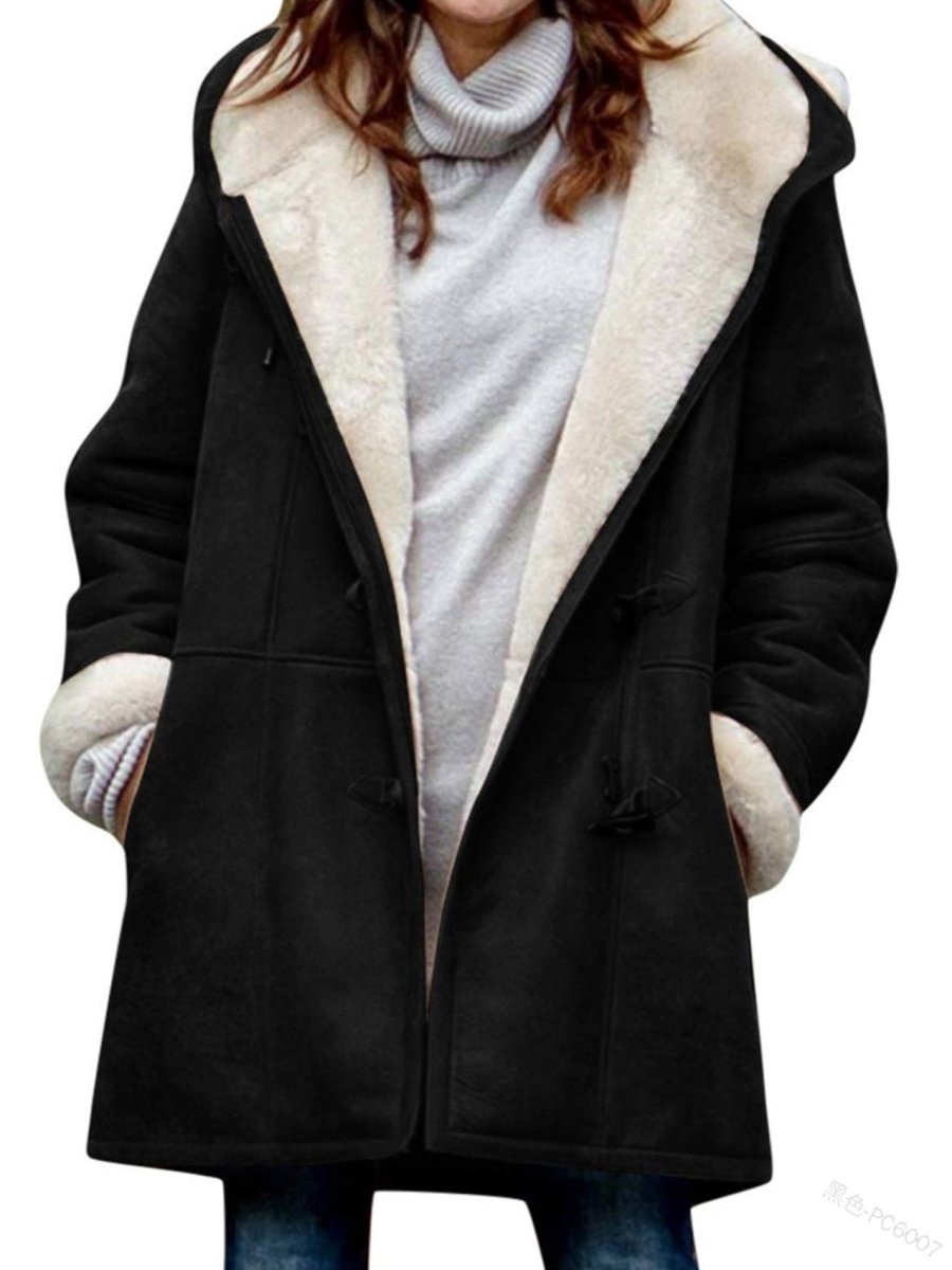 Athena - Premium Buttoned Hooded Coat