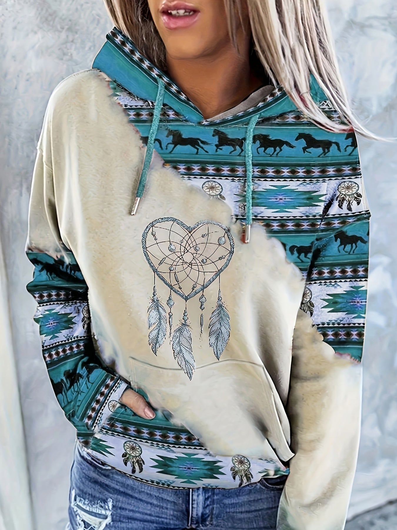 Mia – Vintage Western Sweatshirt