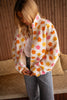 Danilo Fleece - Cream with Floral Print